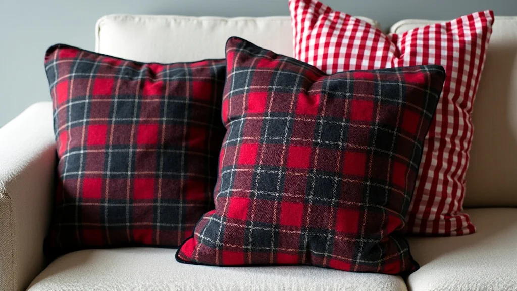 Creating Black Christmas Pillow Covers with Fat Quarters