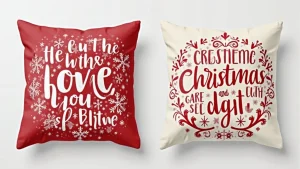 Embellish Your Home: Christmas Pillow Covers Set of 4