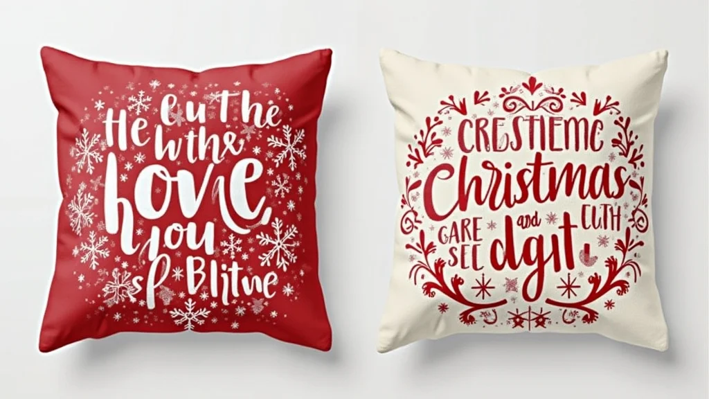 Embellish Your Home: Christmas Pillow Covers Set of 4