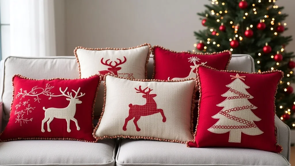 Festive Christmas Pillow Covers: Decorating Your Home