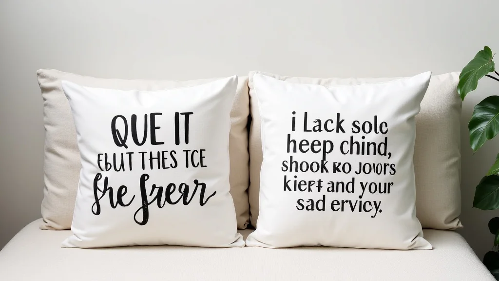 Pillow Covers with Quotes: Adding Personality and Style